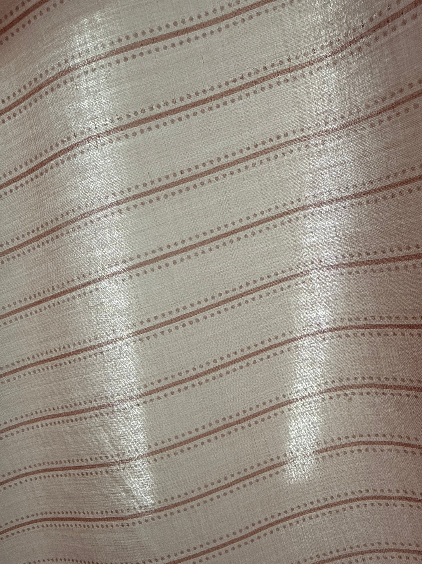 Rayon Lawn, Vertical Tonal Stripe, Pale Pink