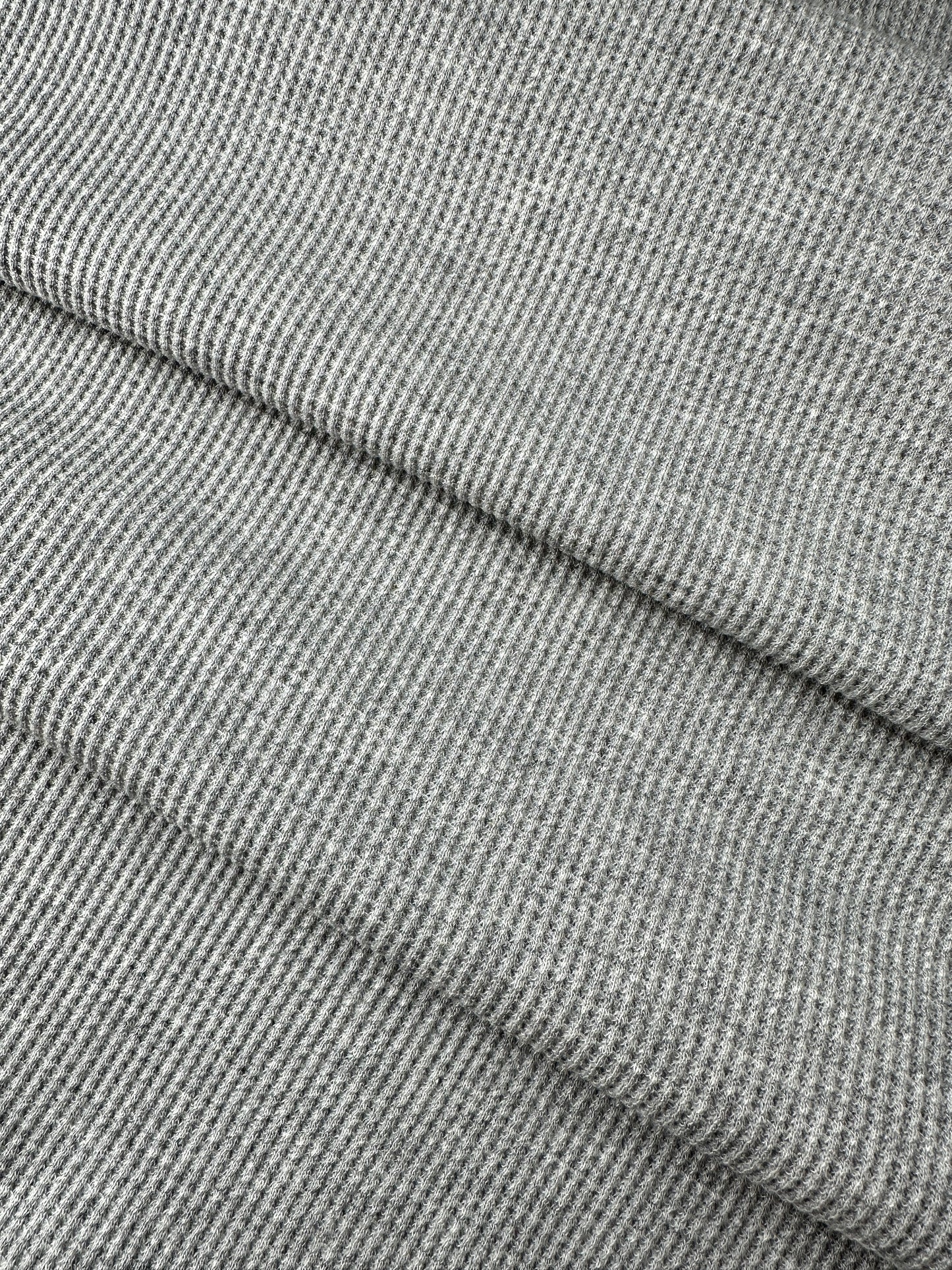Cotton Thermal, Heather Gray, 235 gsm