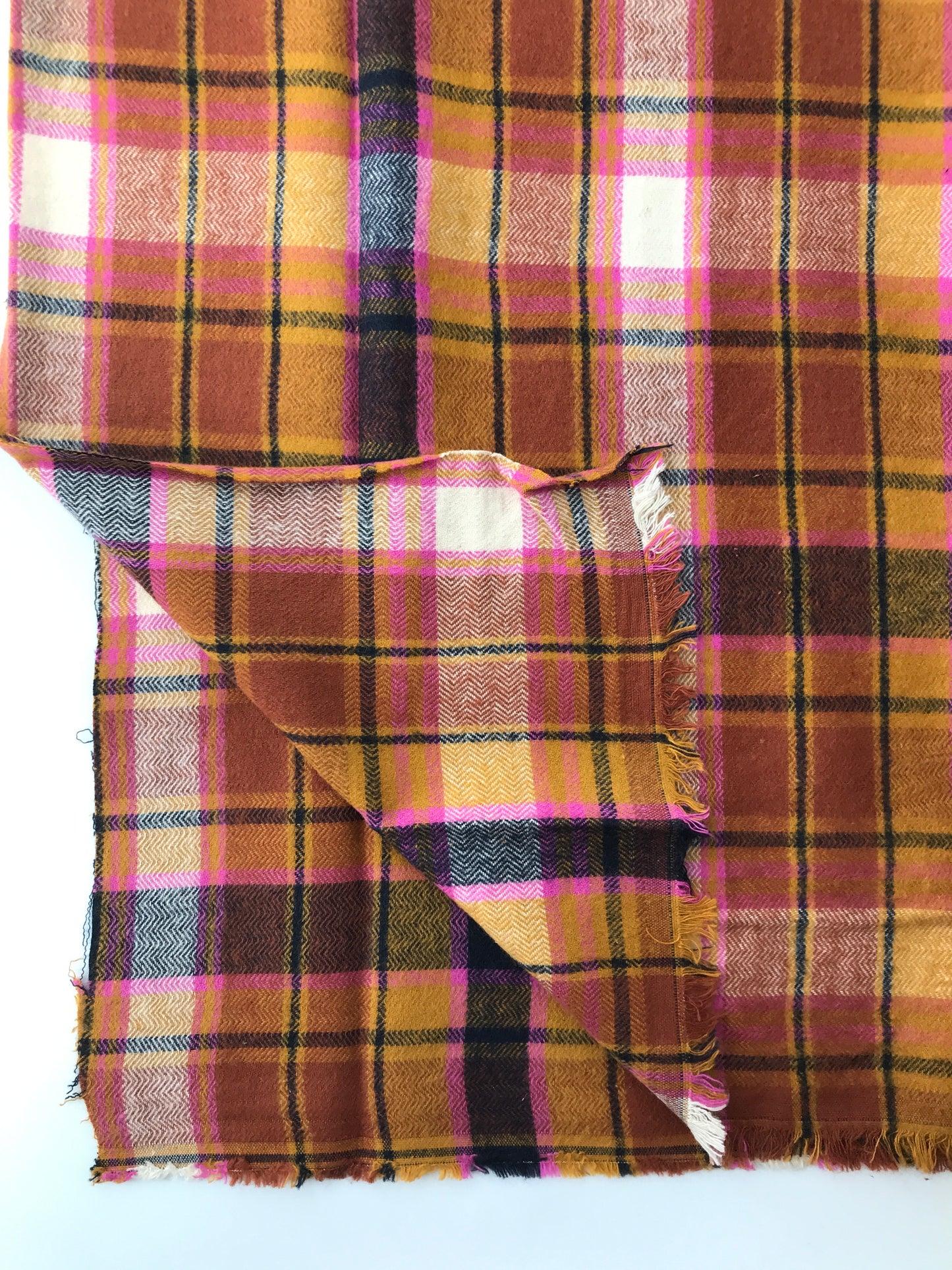 AGF Highlands Flannel, Chevron Plaid Toffee