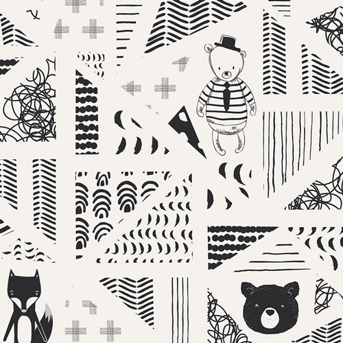 Premium Cotton, AGF Swirly Friends