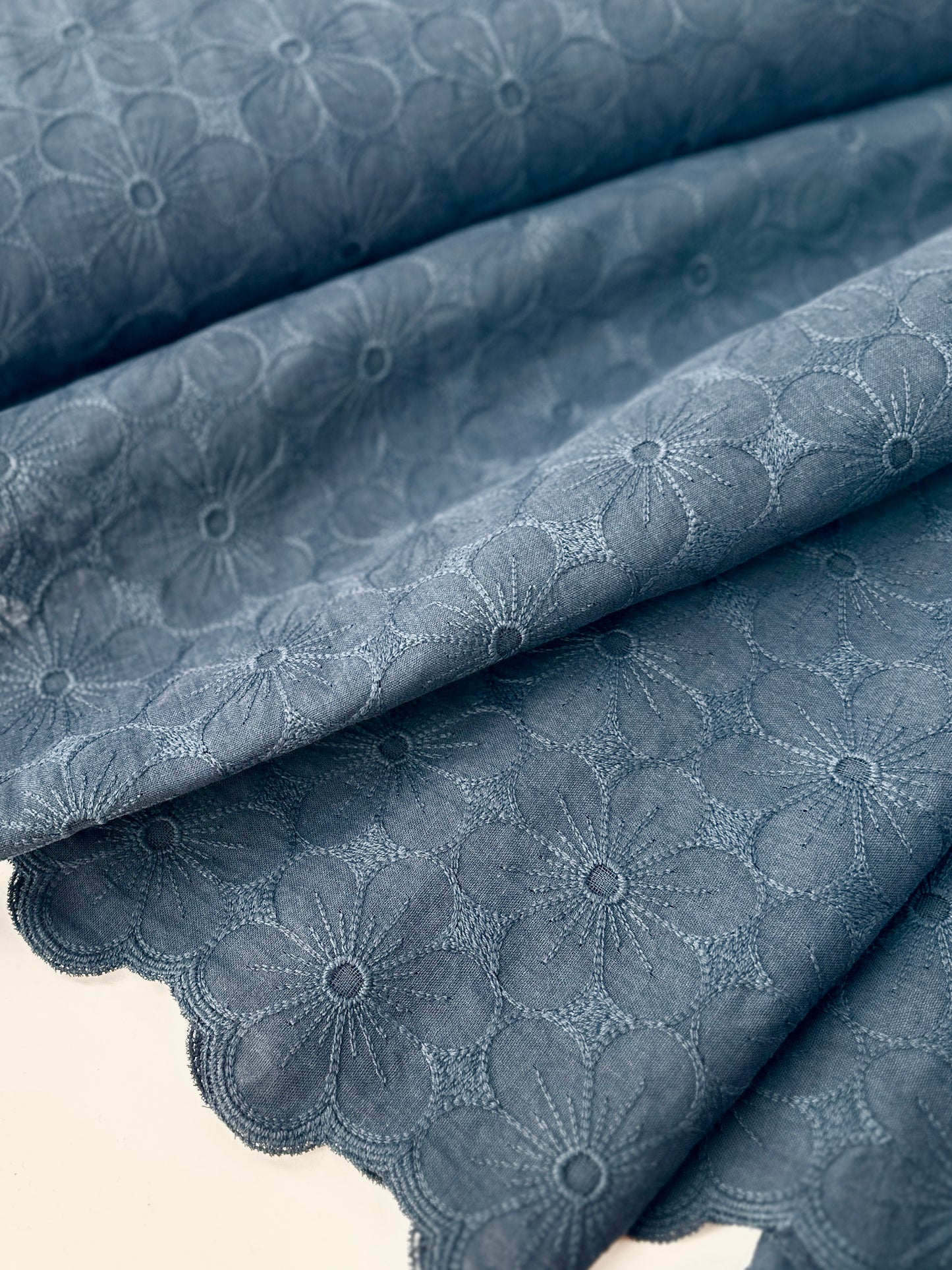 Japanese Embroidered Cotton, Flowers – Inkwell