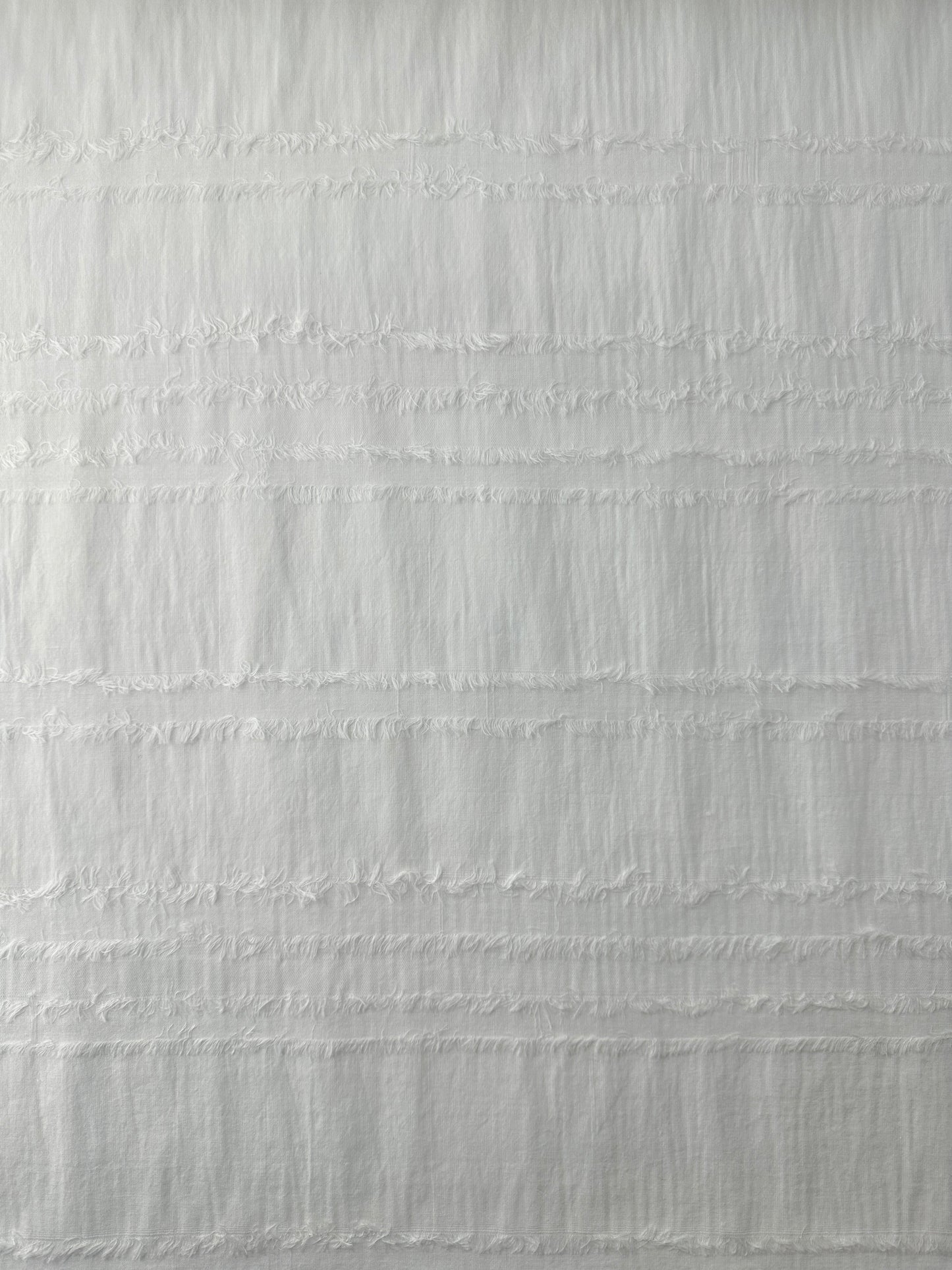Cotton Sheeting, Clipped Horizontal Stripe