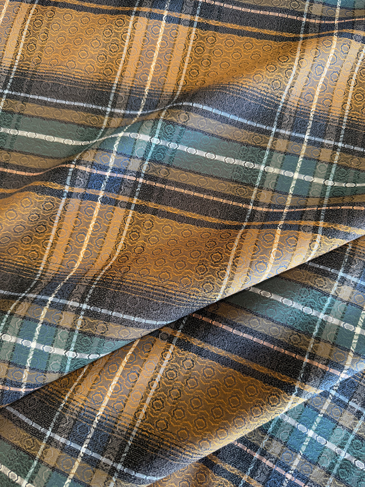 Cotton Flannel, Jacquard Plaid