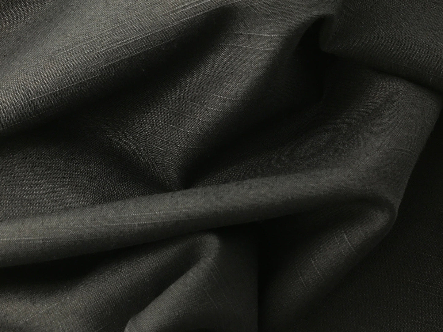 Cotton Shantung, Black