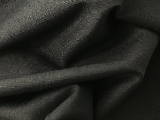 Cotton Shantung, Black