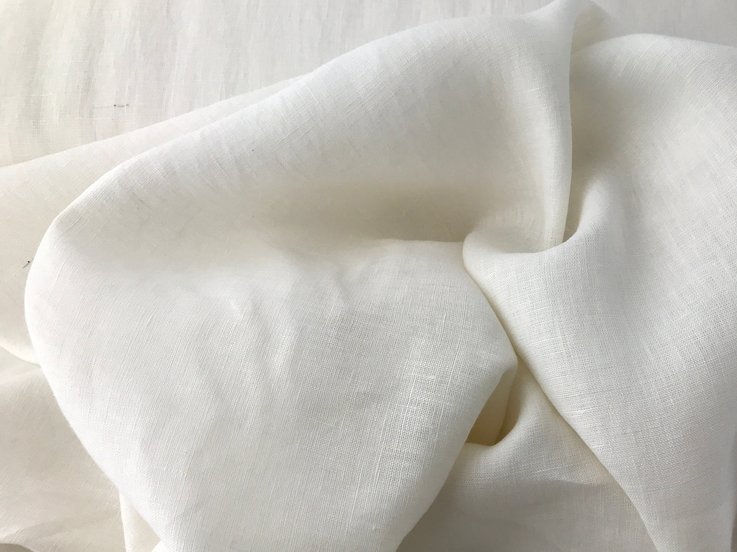 Linen, Slub Texture, Off-White