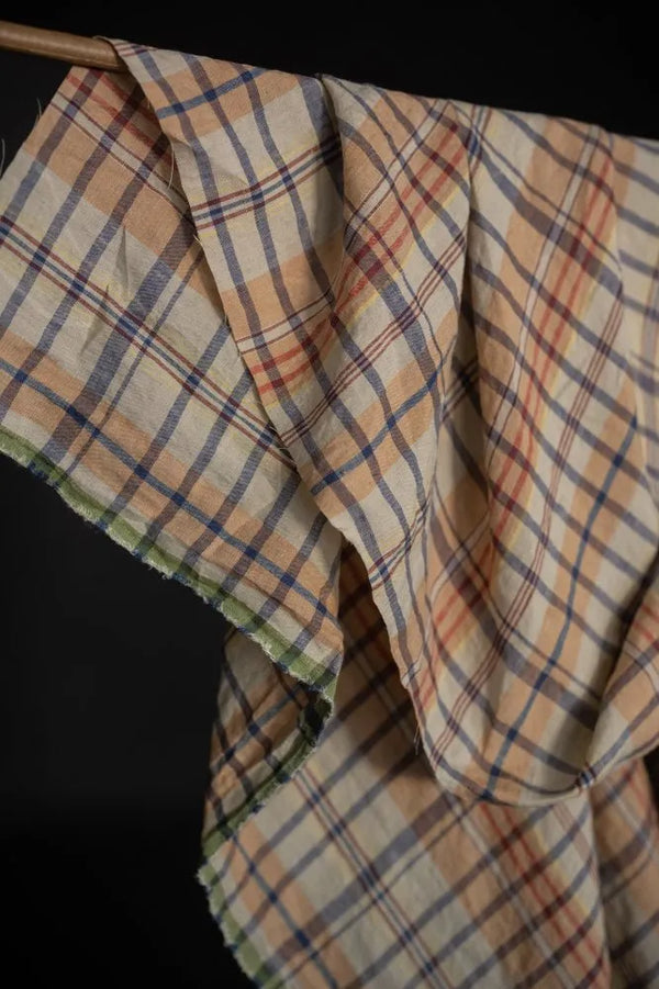 Merchant & Mills Laundered Linen, Feverfew Check