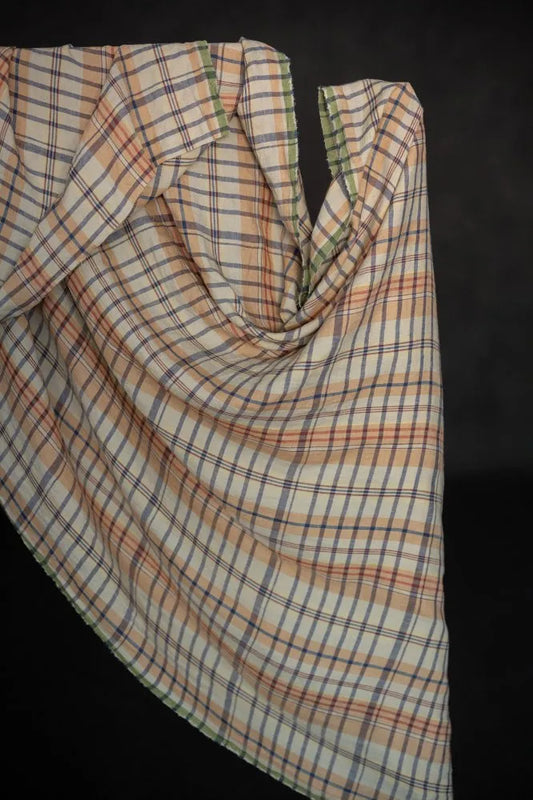 Merchant & Mills Laundered Linen, Feverfew Check