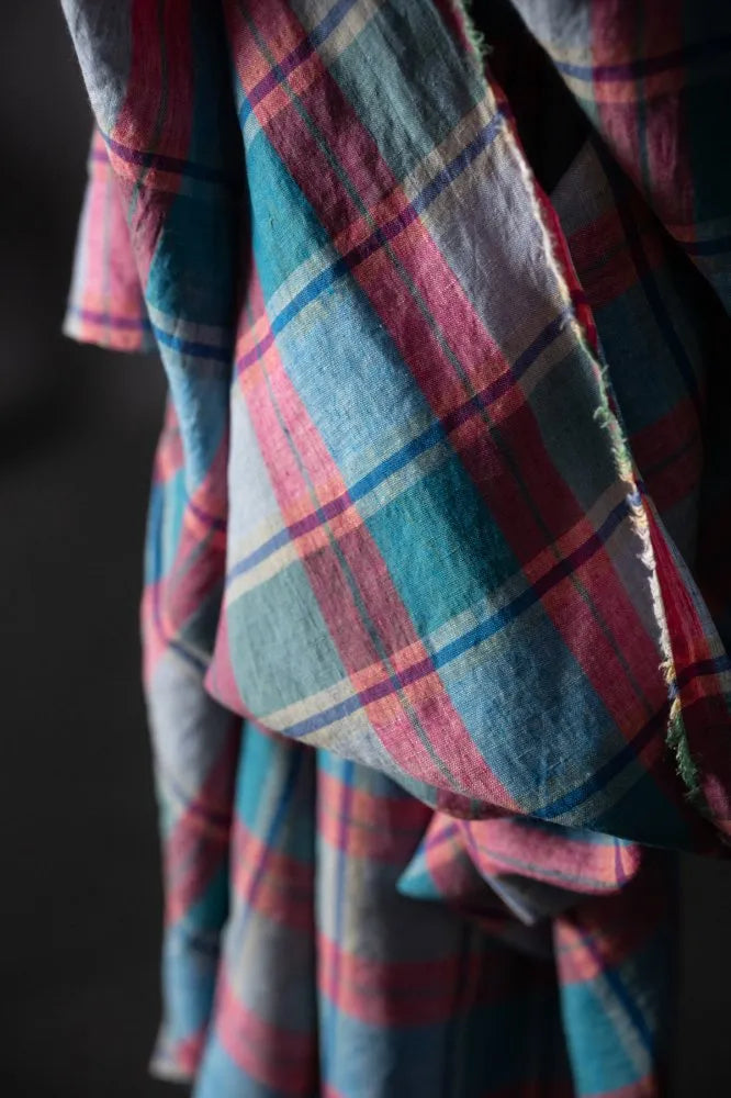 Merchant & Mills Laundered Linen, Fruit Cake Check
