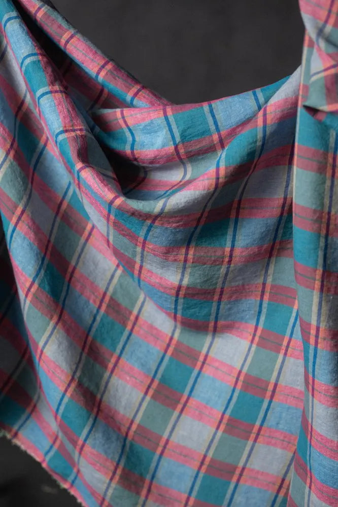Merchant & Mills Laundered Linen, Fruit Cake Check