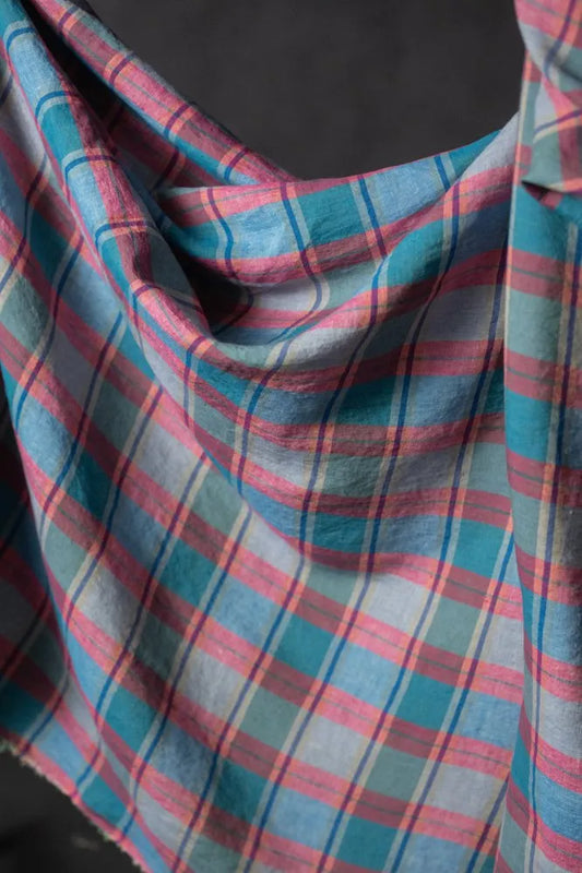 Merchant & Mills Laundered Linen, Fruit Cake Check