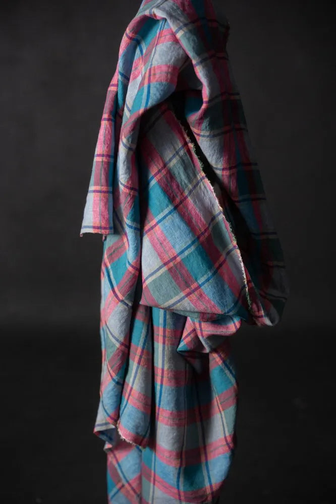 Merchant & Mills Laundered Linen, Fruit Cake Check