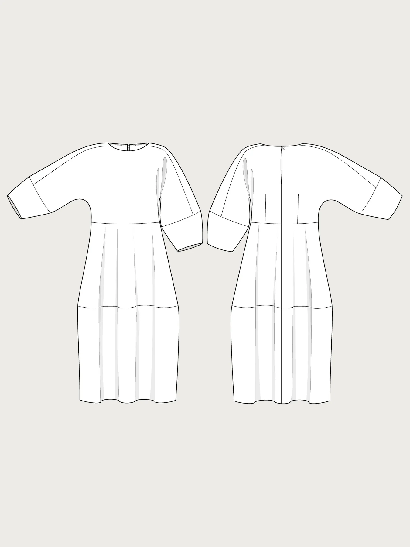The Assembly Line Barrel Dress, Size XS-3XL
