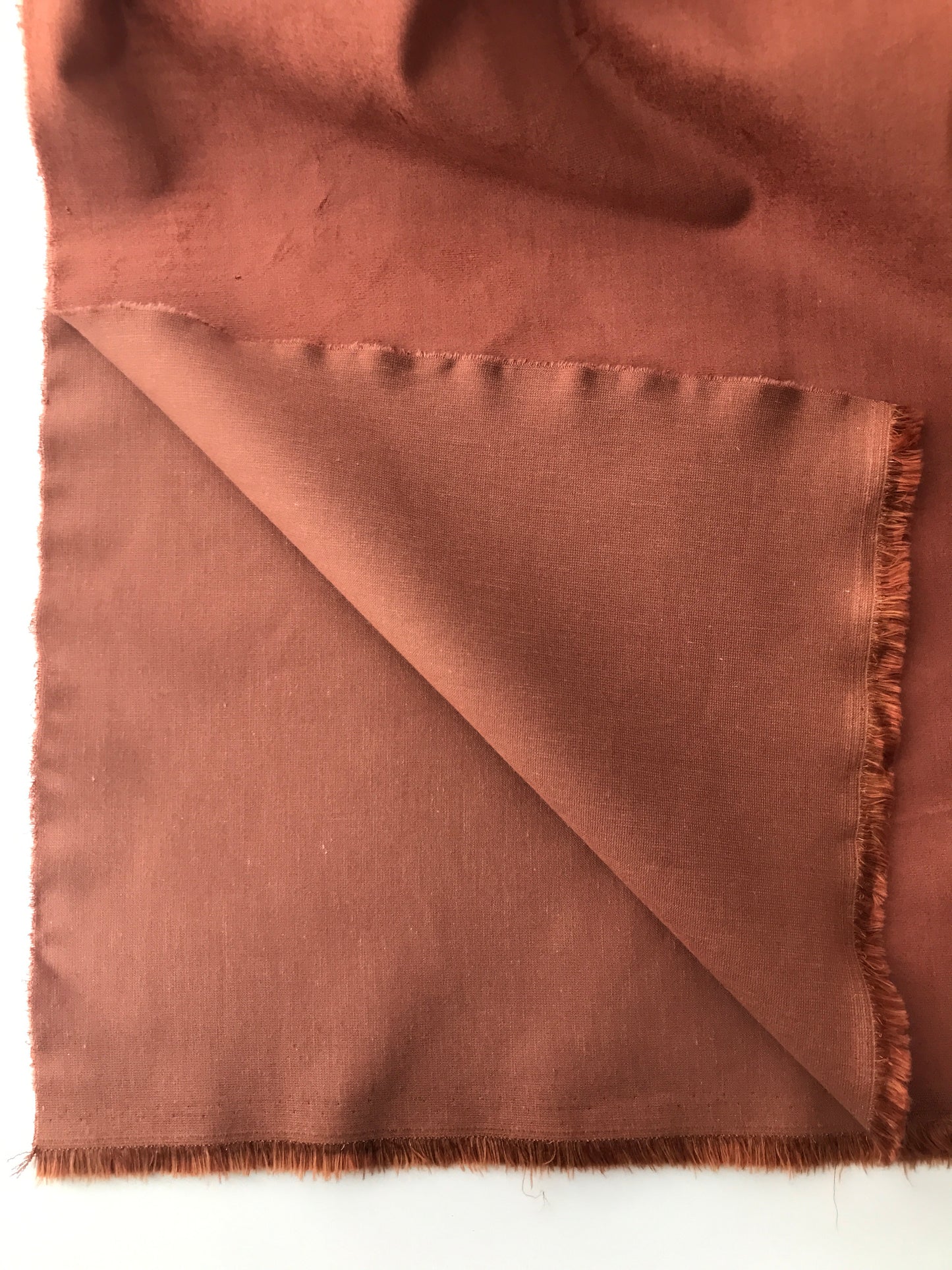 Cotton Stretch Velveteen, Terra Cotta
