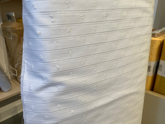 Swiss dot with Lurex thread