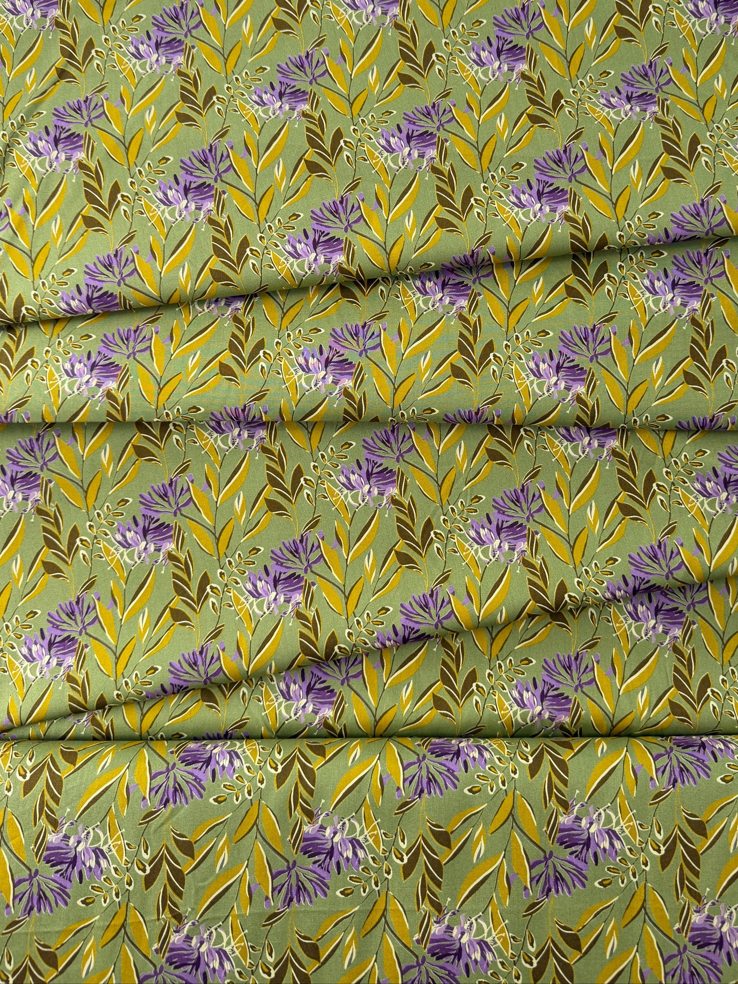 Sevenberry Cotton Poplin, Painted Botanicals