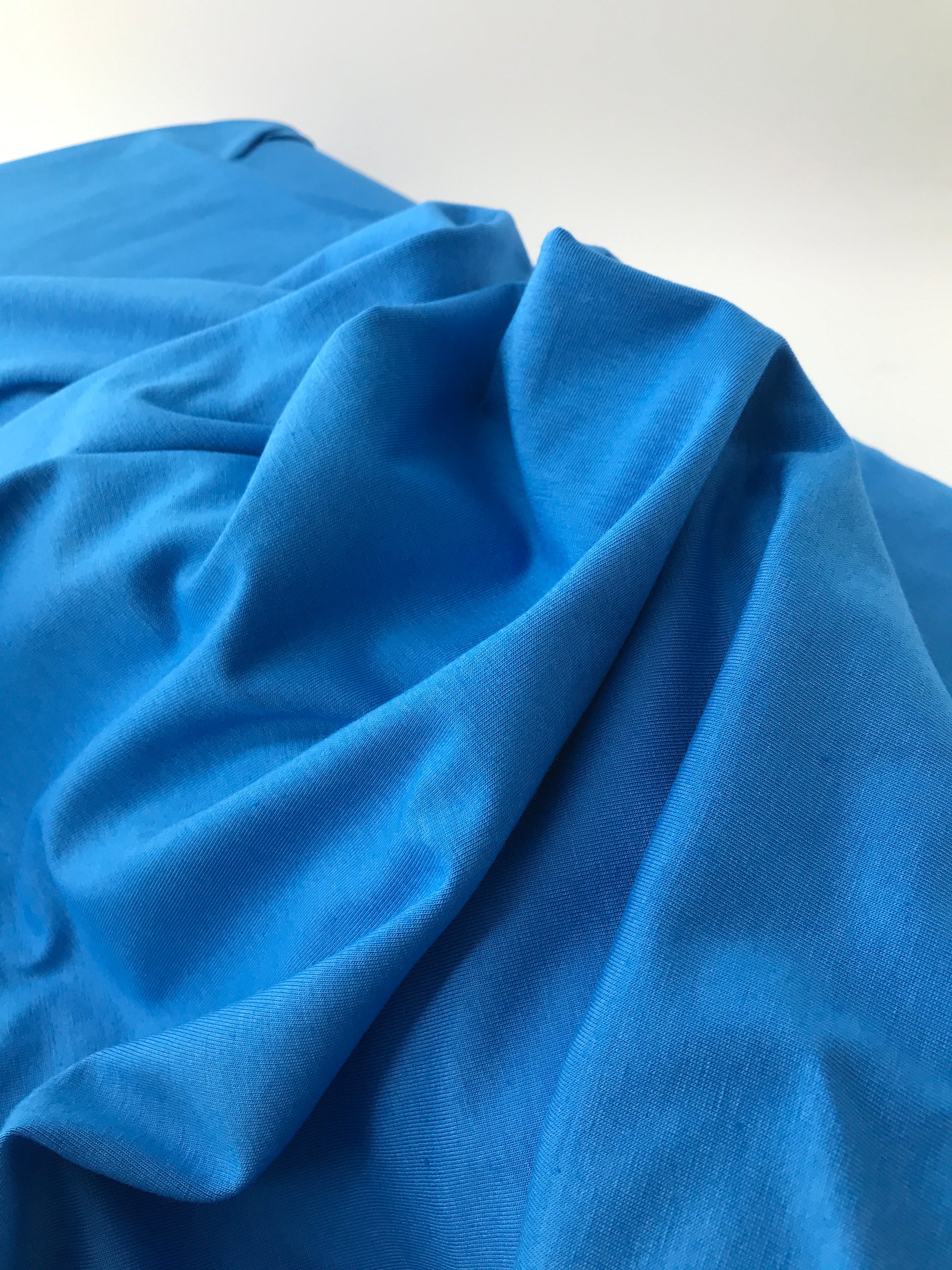 Cotton Modal Jersey, Solids – Cornflower
