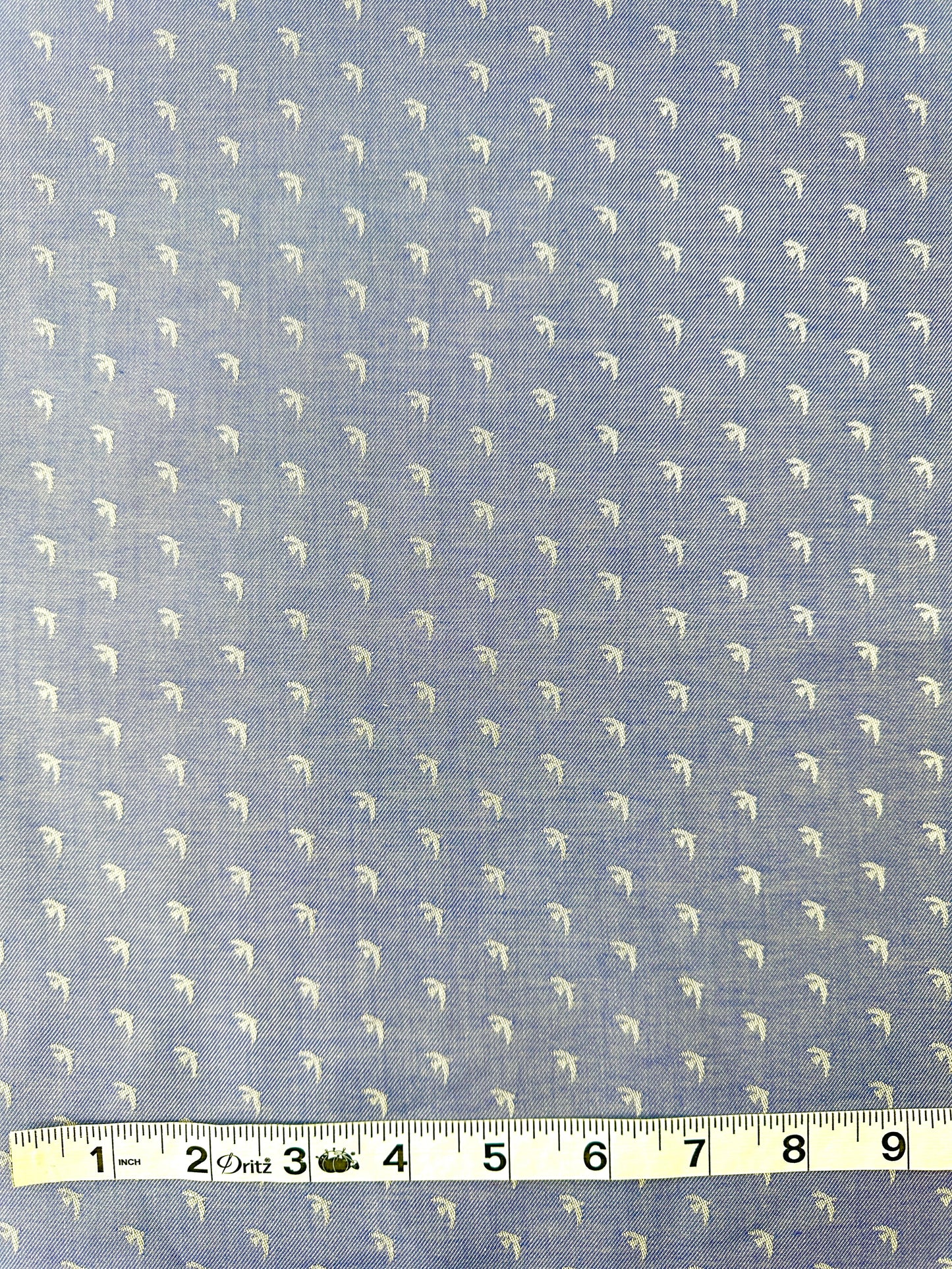 AGF Premium Cotton, Picnic Wovens, Birds - Blue Jay
