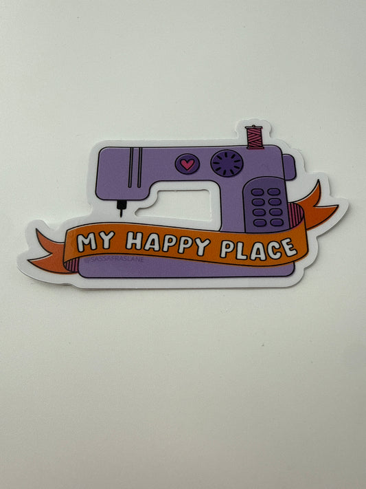 My Happy Place Sticker