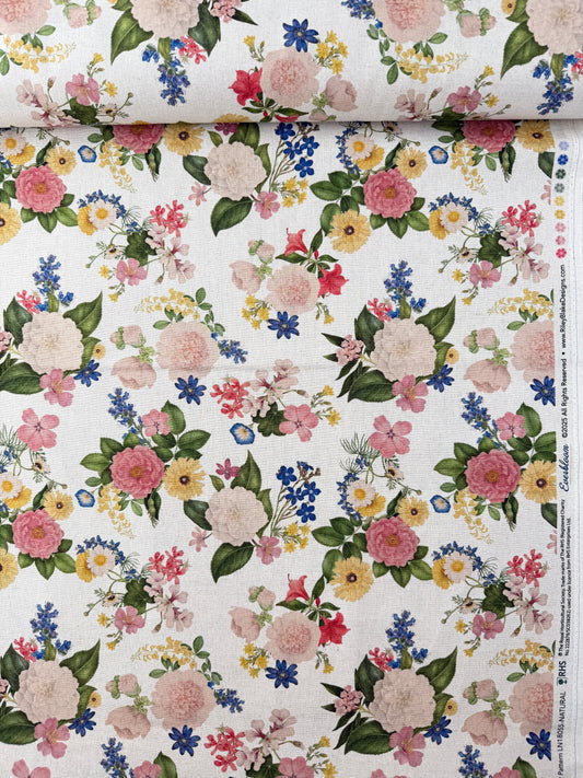 Linen Sheeting, Everbloom - Natural