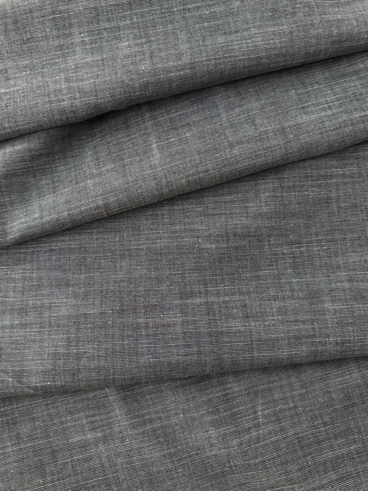 Chambray Cotton, Slate Grey