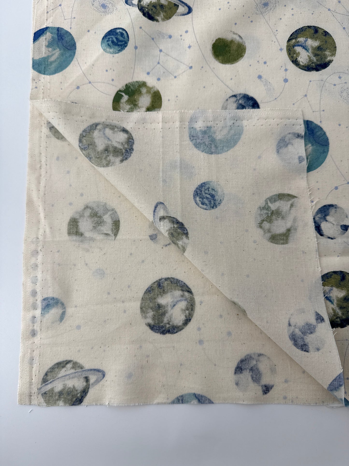Japanese Cotton Sheeting, Water Blur