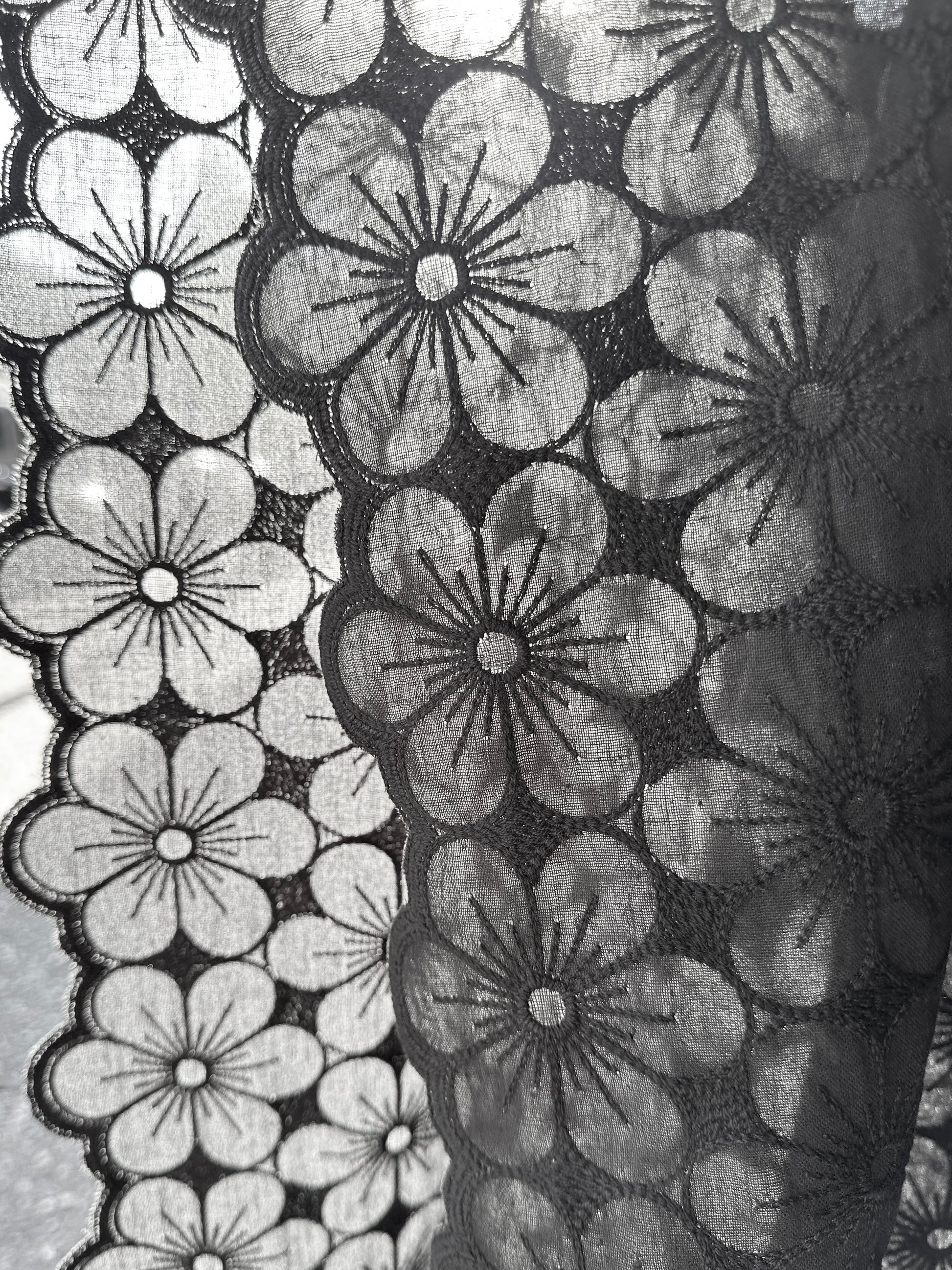 Japanese Embroidered Cotton, Flowers – Inkwell