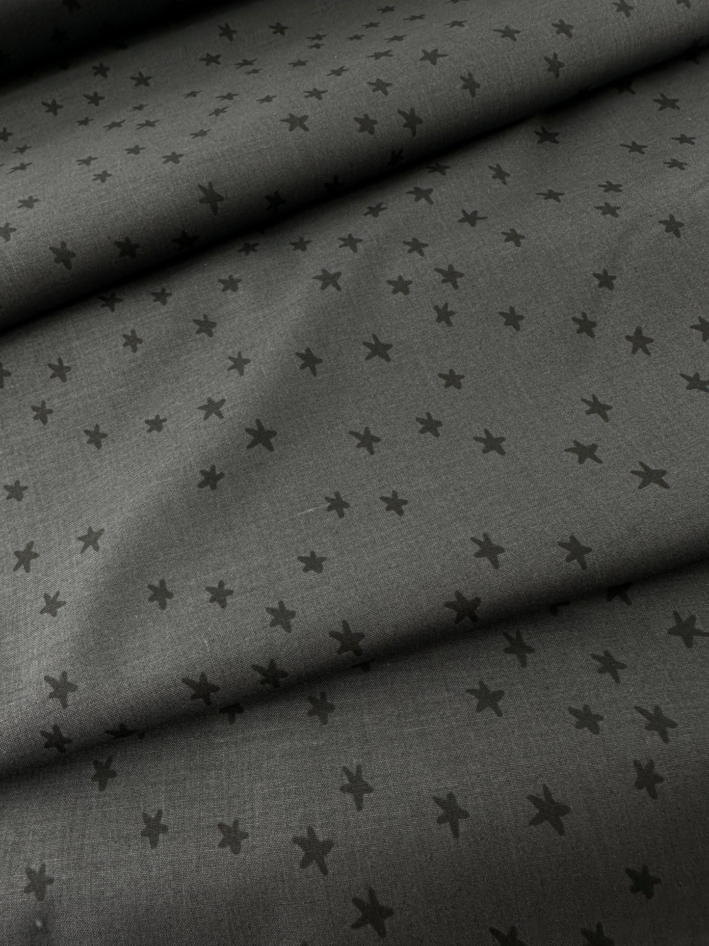 Ruby Star Society Cotton Sheeting, Starry Charcoal