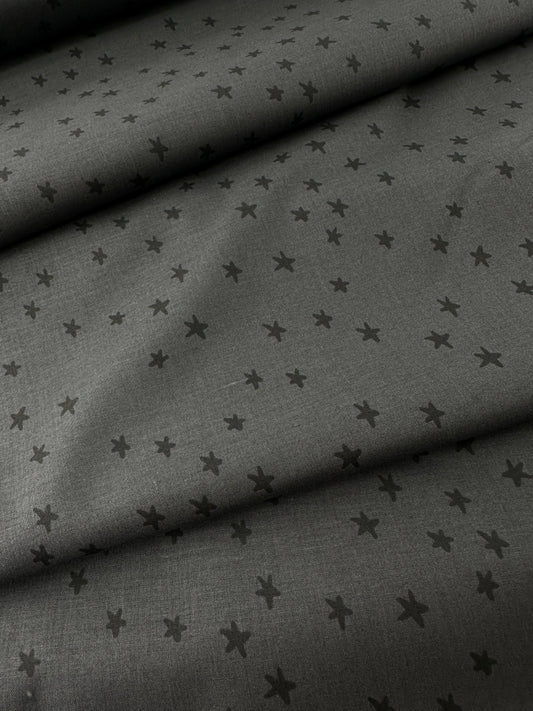 Ruby Star Society Cotton Sheeting, Starry Charcoal