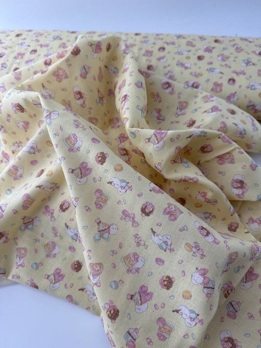 Cotton Double Gauze, Cupcake