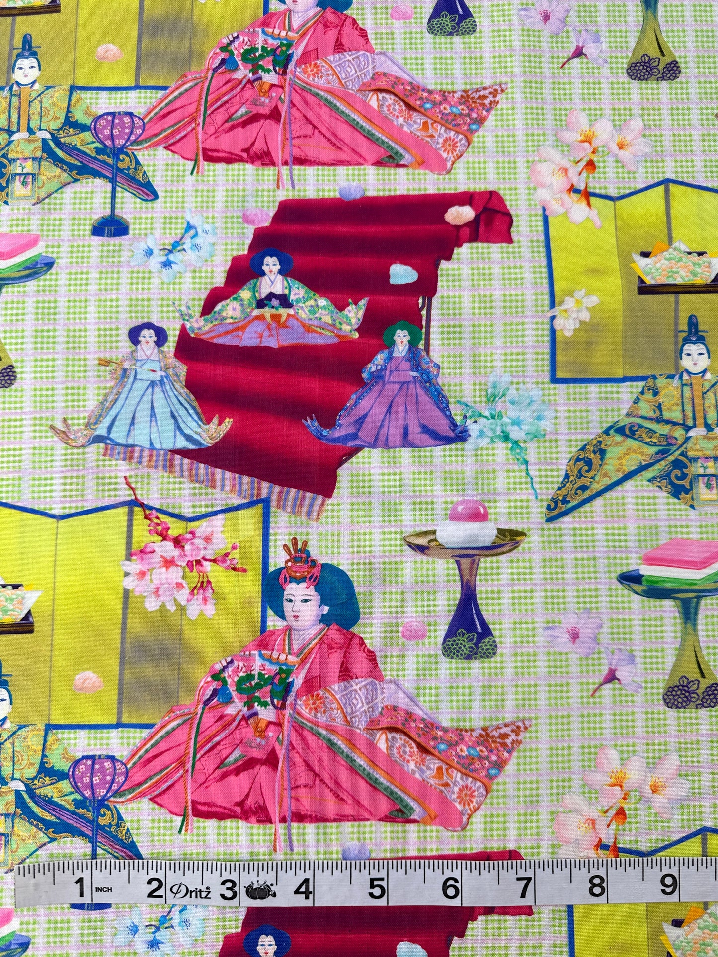 Japanese Cotton Sheeting, Digital Print - Ladies/Desserts