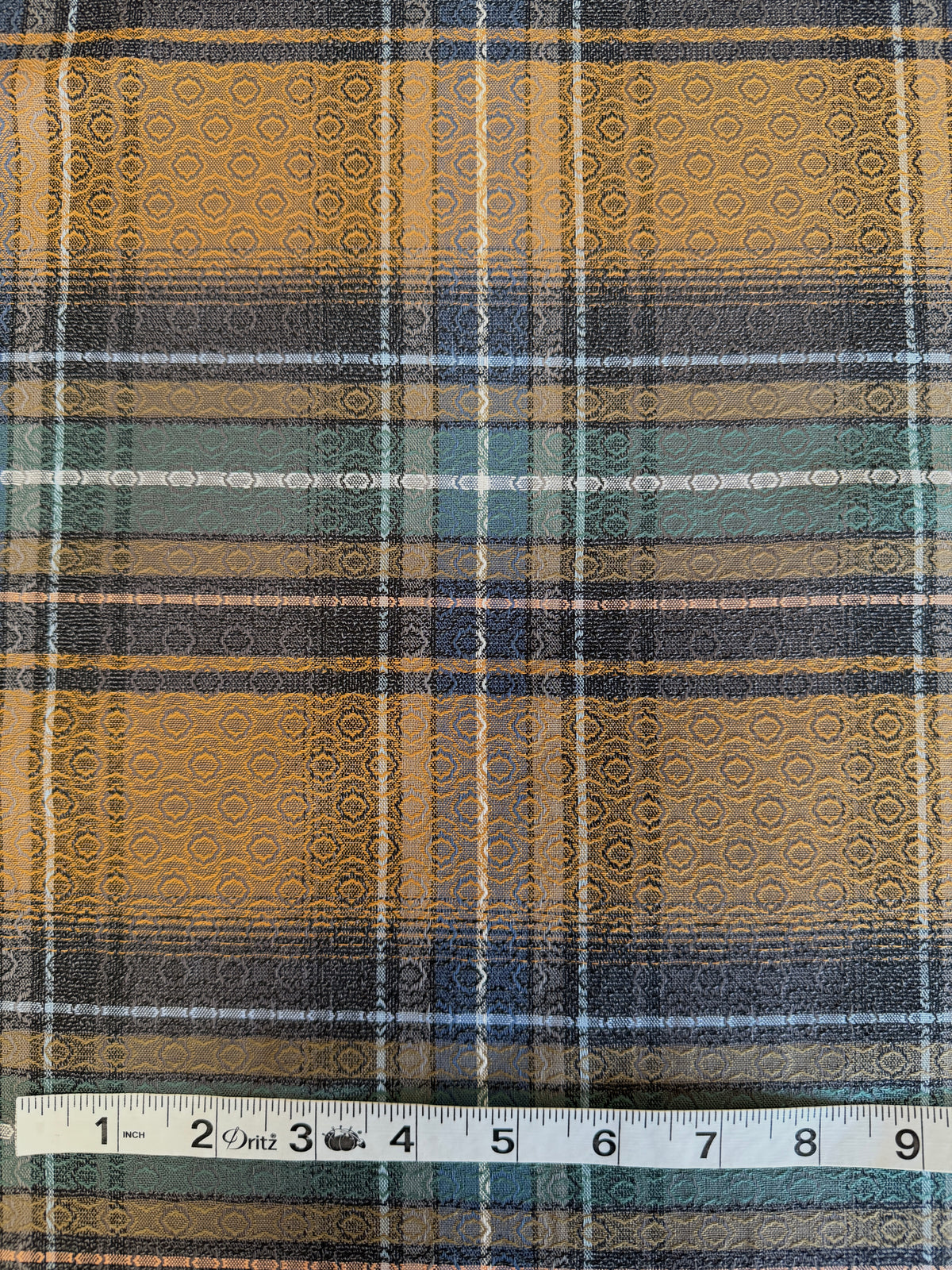 Cotton Flannel, Jacquard Plaid