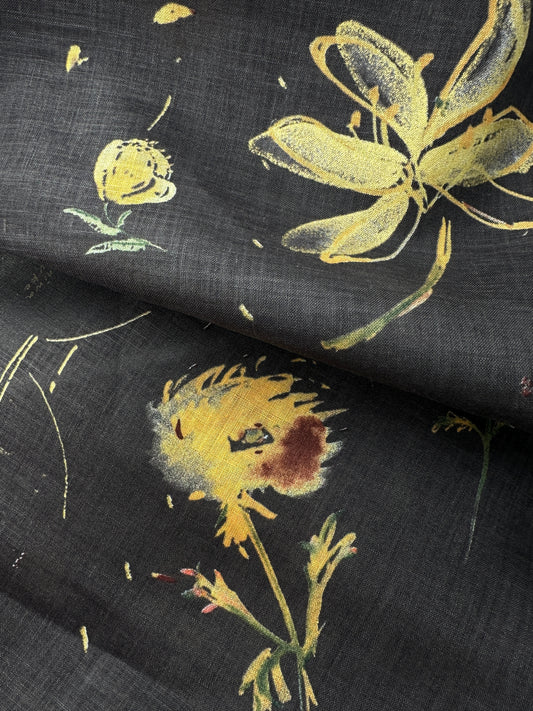 nani IRO Linen Sheeting, Hana no toki niwa