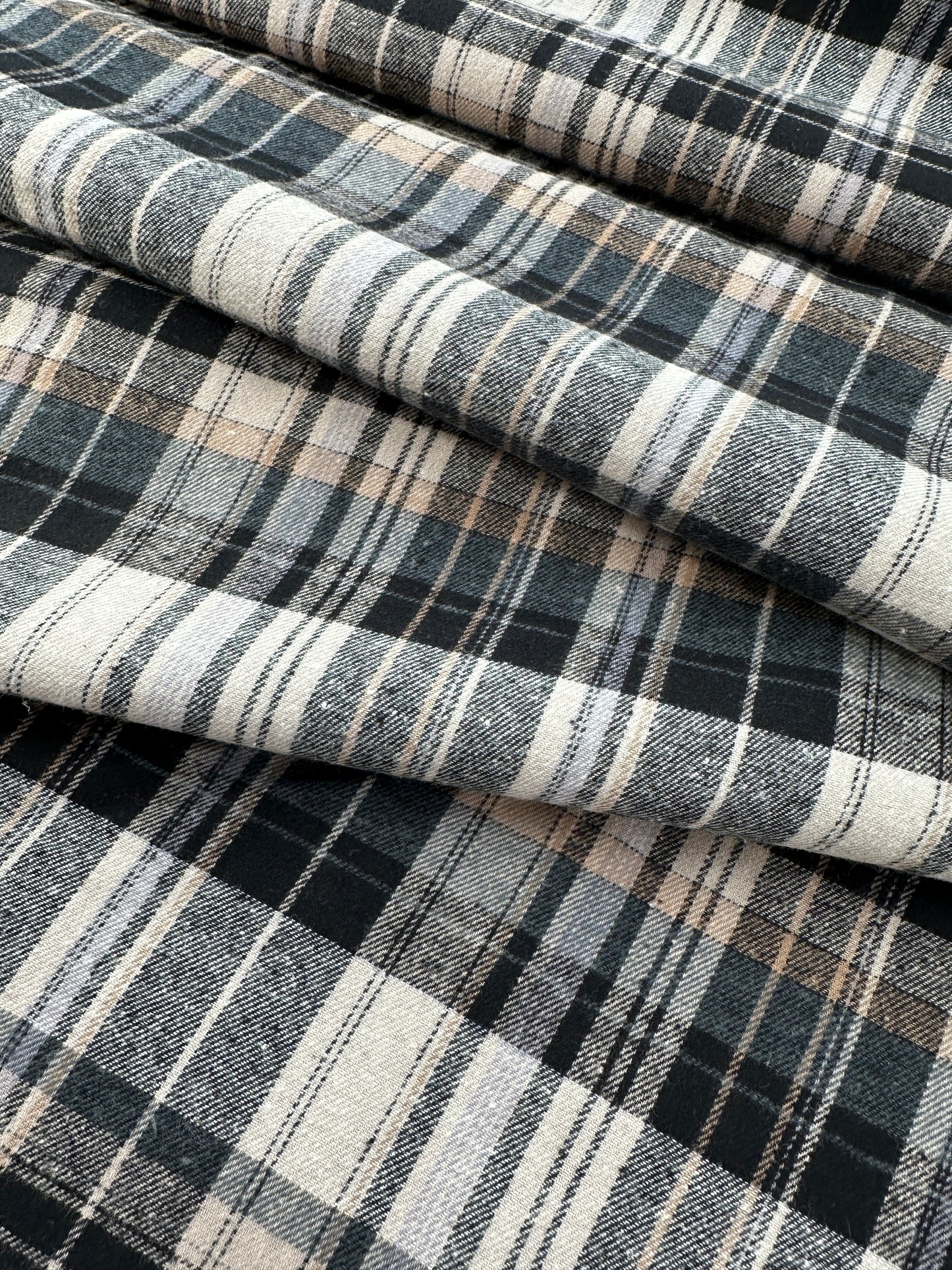 Cotton Flannel Yarn Dye, Plaid