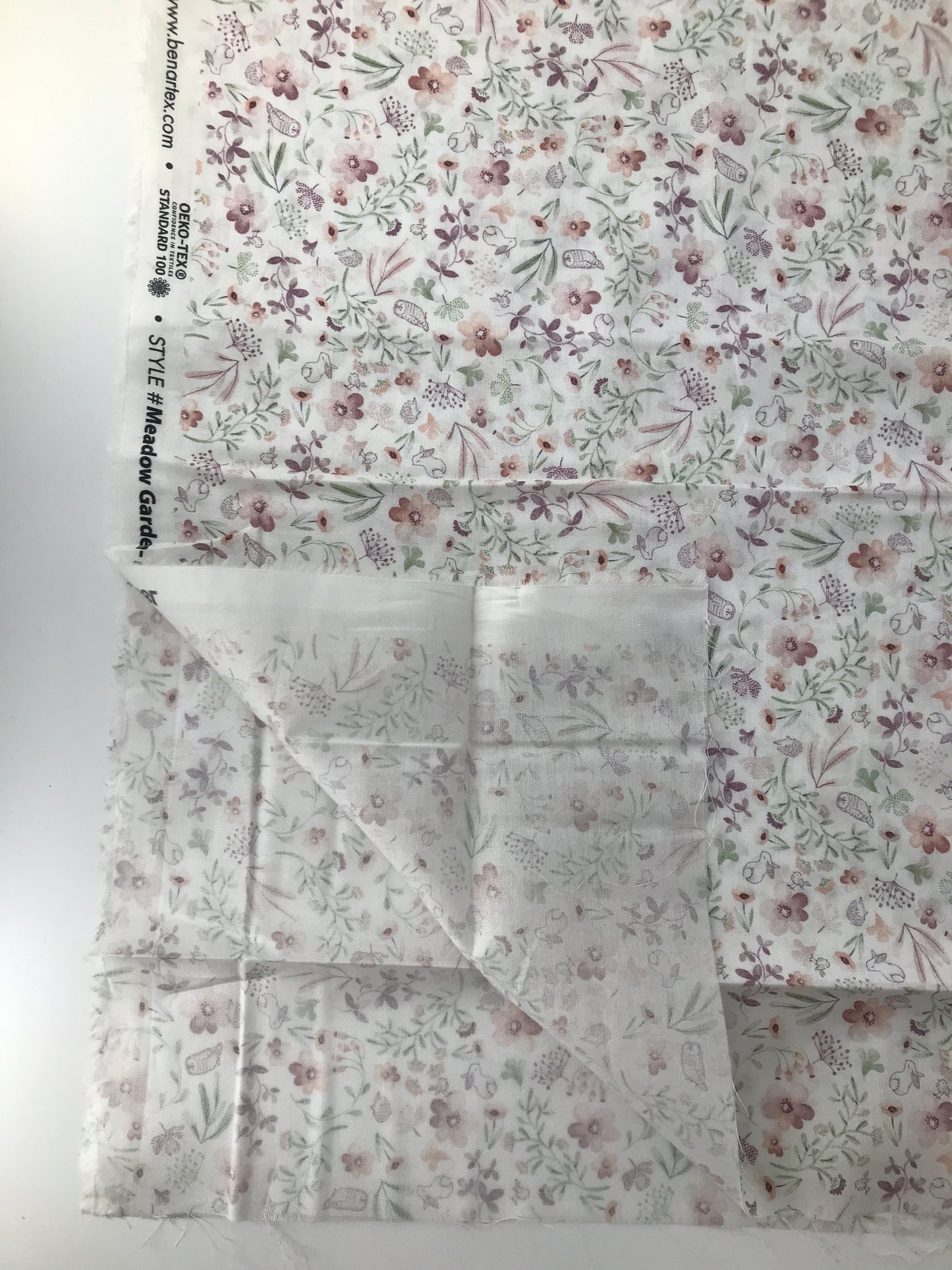 Cotton Lawn, Meadow Garden Cream