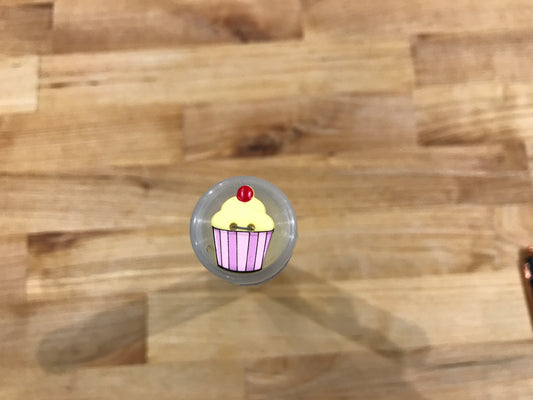 Pink and Yellow Cupcake 20mm