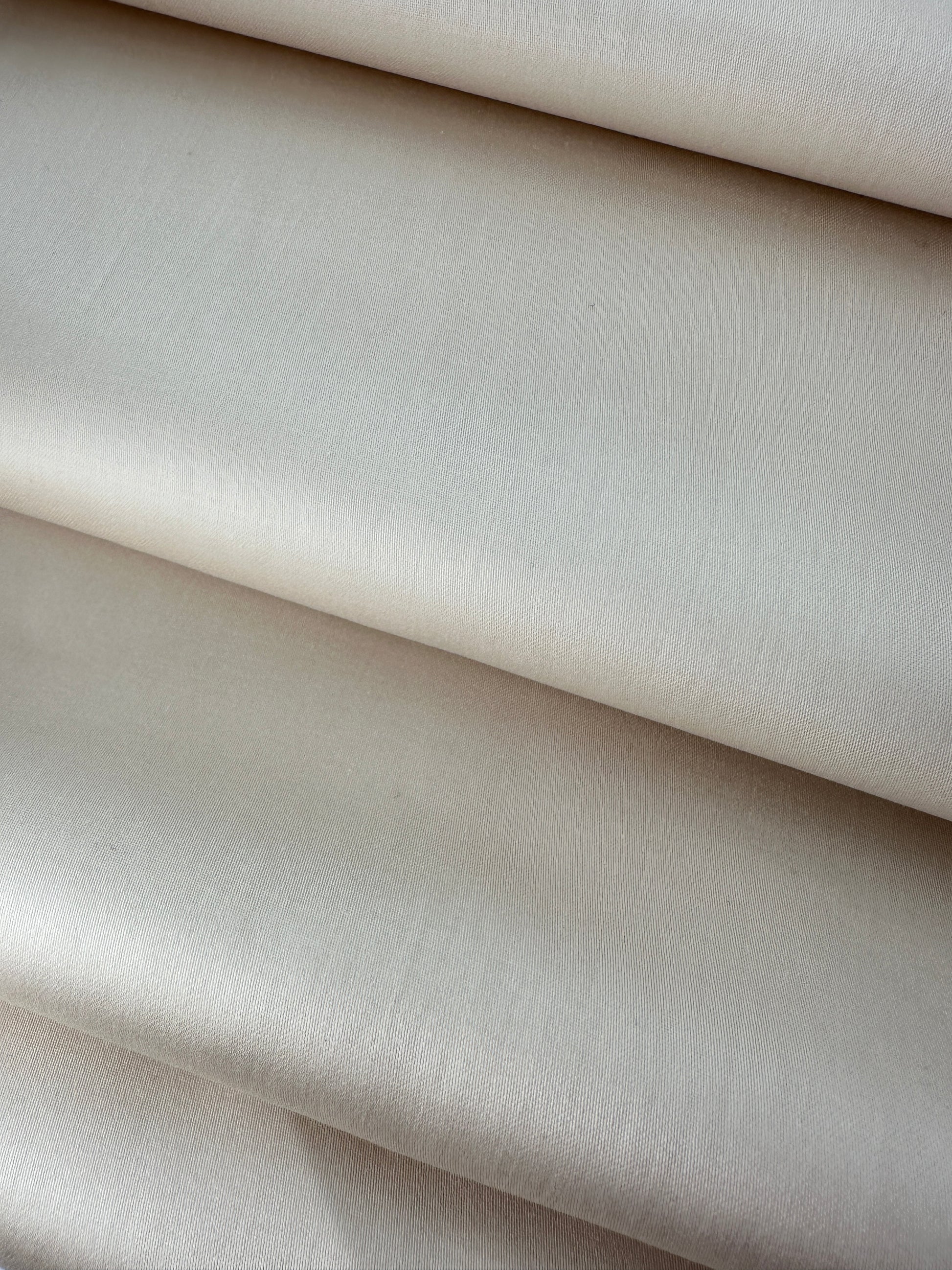 Cotton Sateen, Solid – Cream