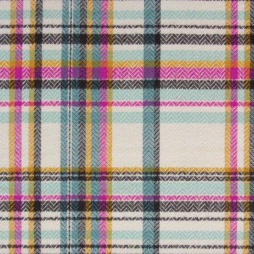 AGF Highlands Flannel, Sketch Plaid Tealberry