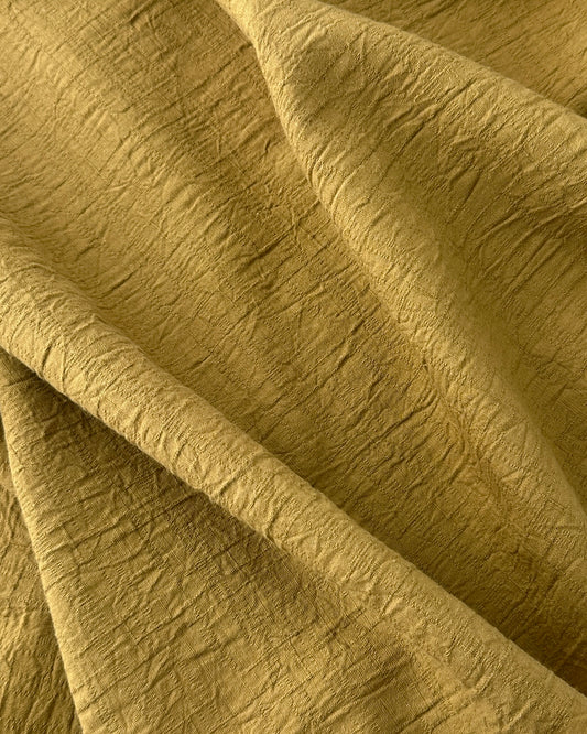 Japanese Cotton Dobby, Momiji Tsumugi – Ochre