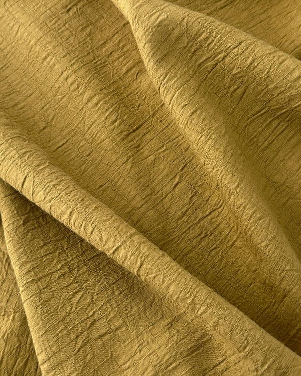 Japanese Cotton Dobby, Momiji Tsumugi – Ochre
