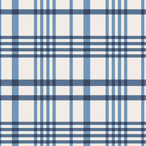 Cotton Flannel, Happy Plaid Sky