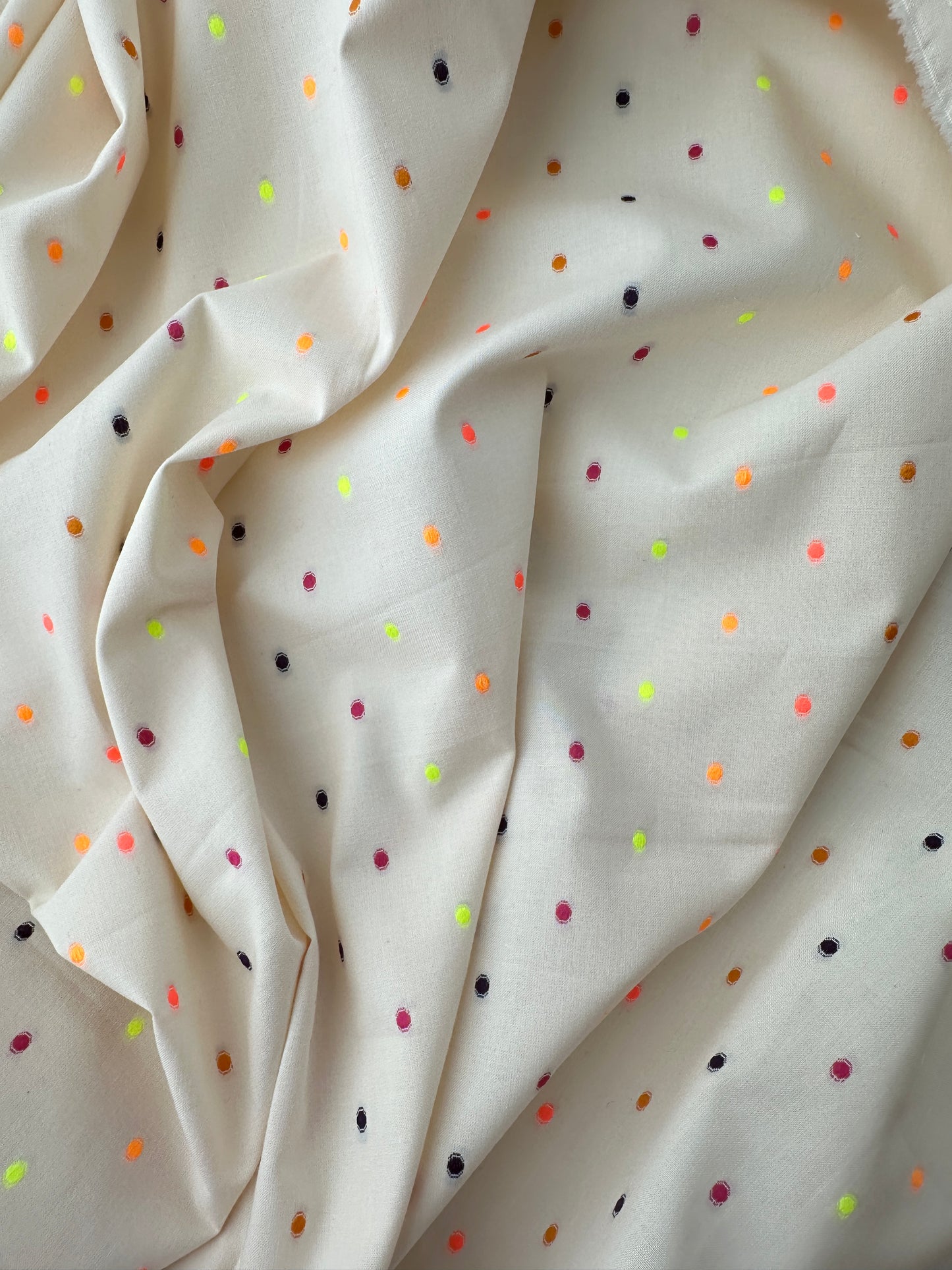 FIGO Cotton Sheeting, Intervals Cream