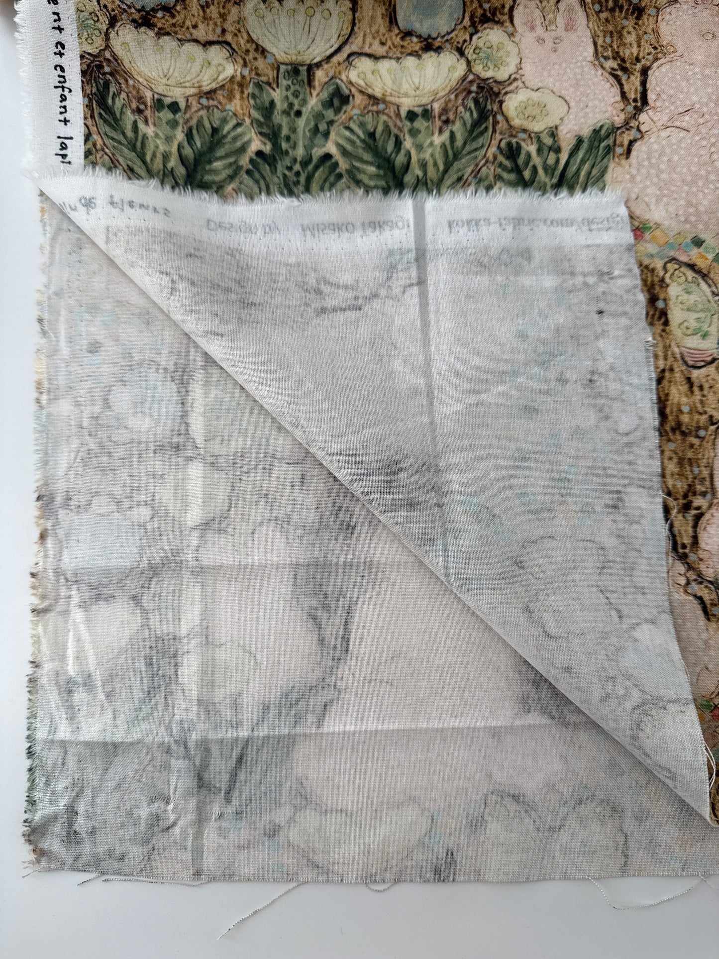 Japanese Cotton Sheeting, Parent et Enfant