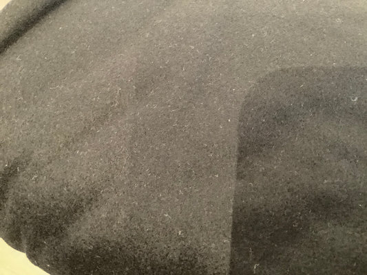 Italian Wool, Melton, Black