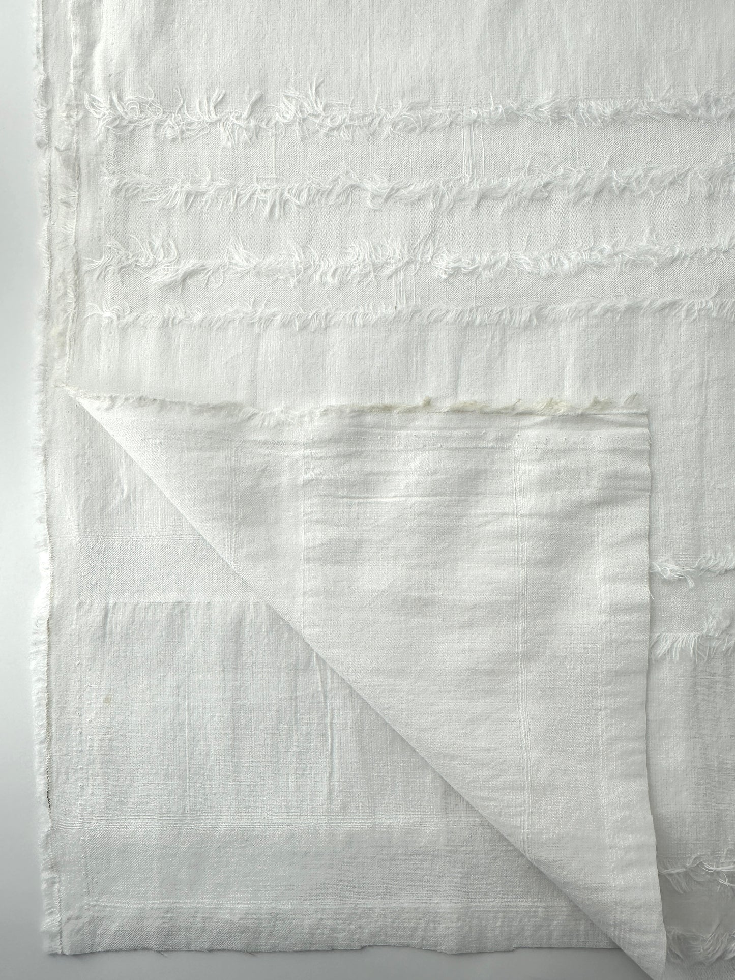 Cotton Sheeting, Clipped Horizontal Stripe