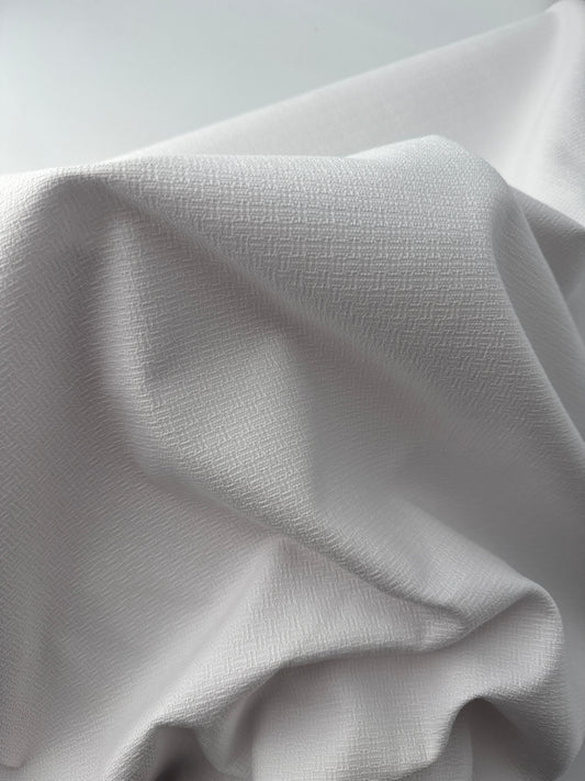 Cotton Heavyweight Jacquard, White