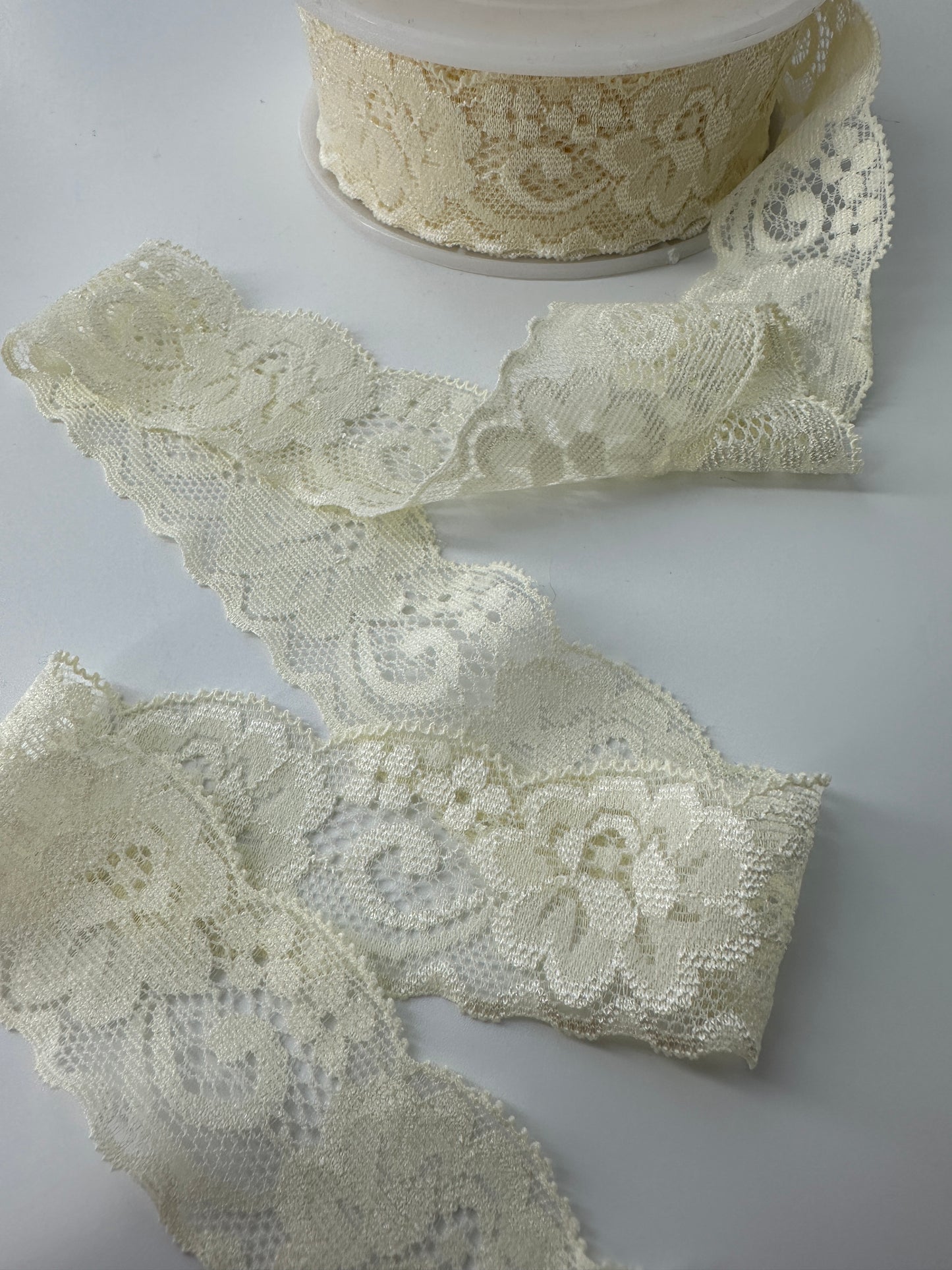 Stretch Lace Trim, 1.25" wide