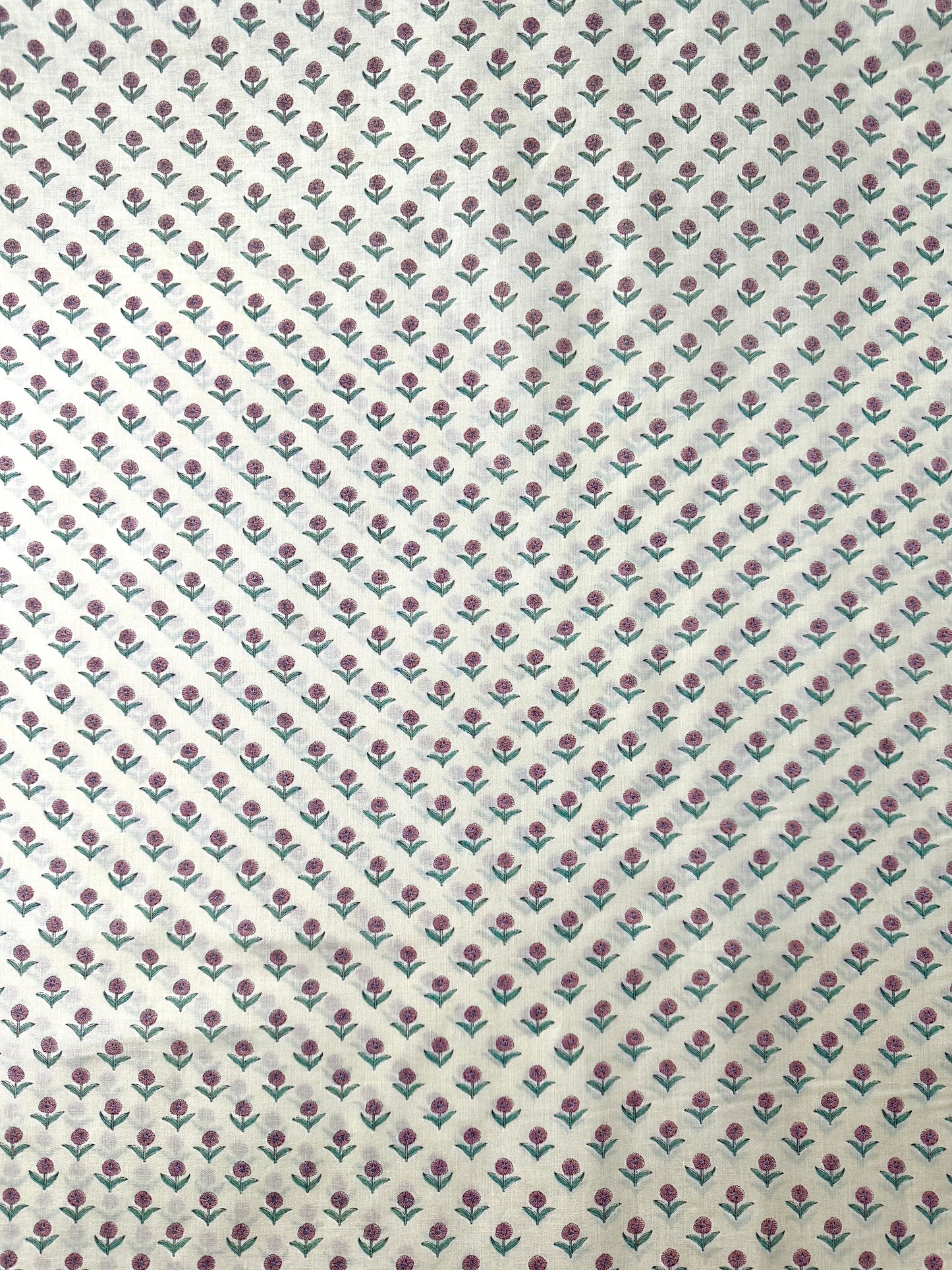 Japanese Cotton, Lightweight Sheeting, Petite Flower – Light Blue