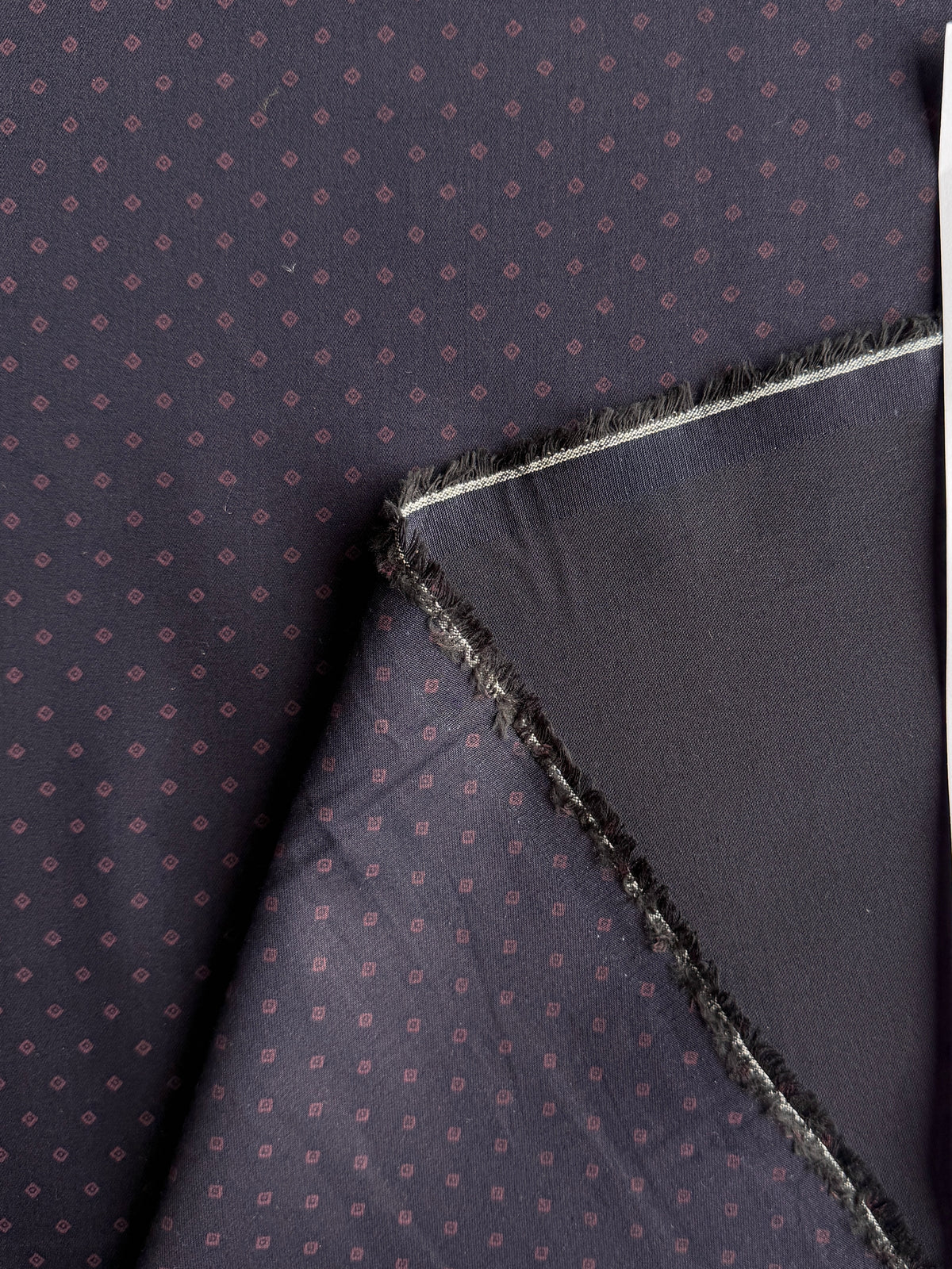 Cotton Denim, Diamond Dot