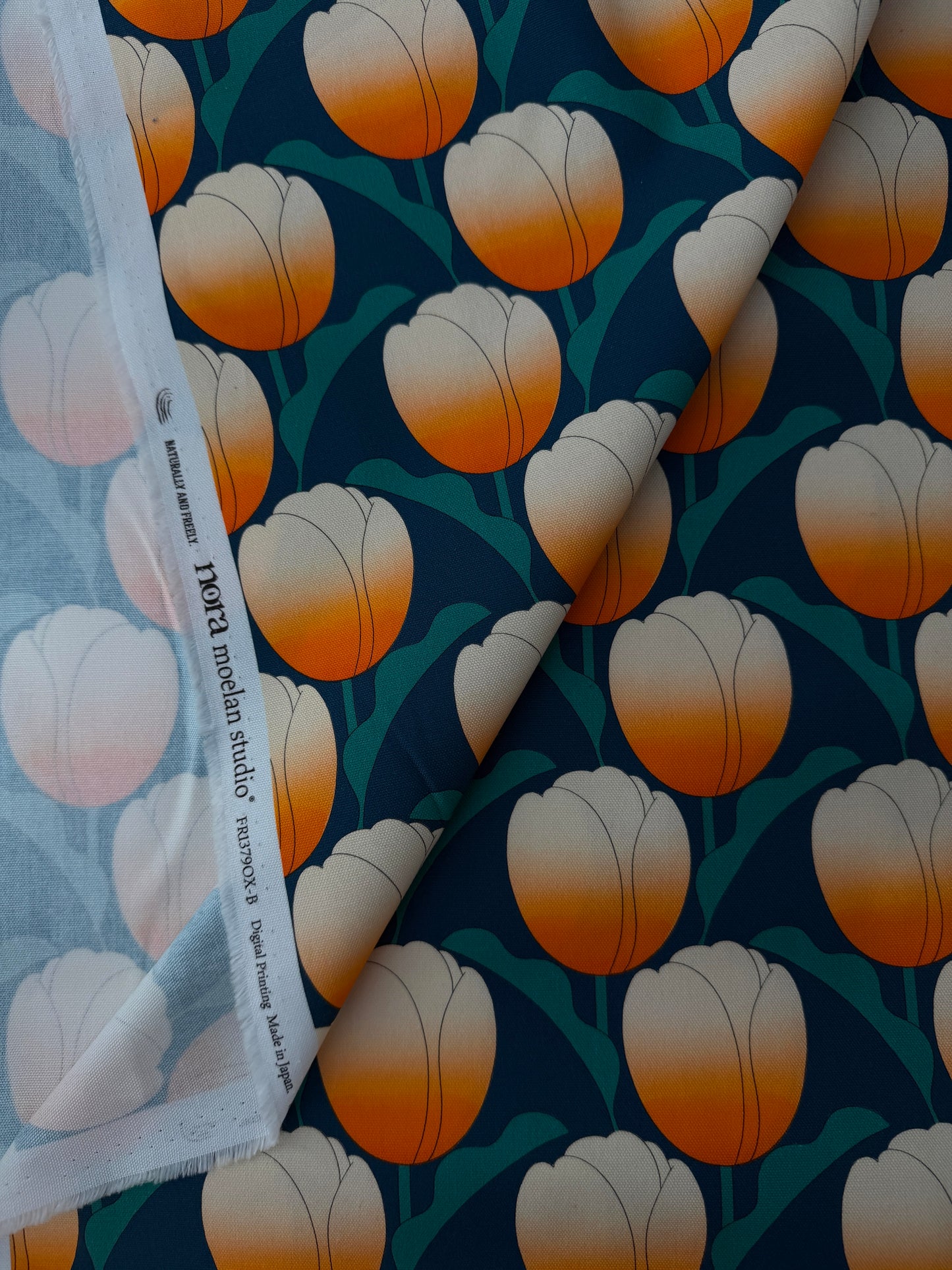 Nora Cotton Oxford, Retro Tulip